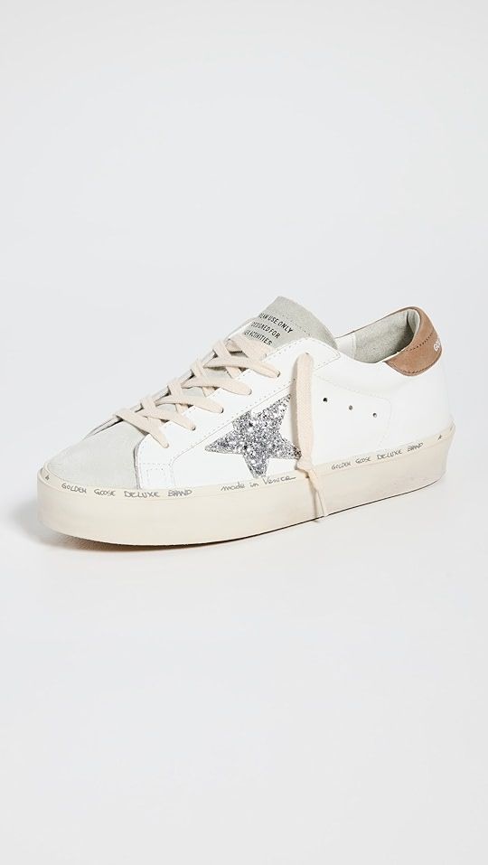 Hi Star Leather Upper Suede Toe Glitter Sneakers | Shopbop
