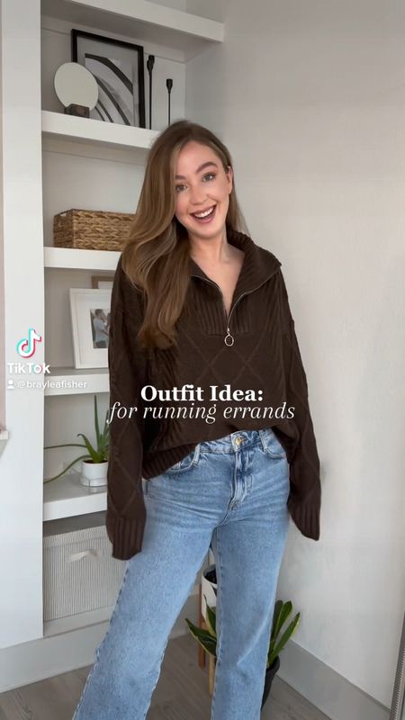 Little cozy ootd, jacket, zip jacket, brown jacket, denim jeans, jeans 

#LTKunder100 #LTKSeasonal