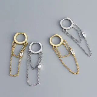 925 Sterling Silver Chain Earrings | YesStyle Global