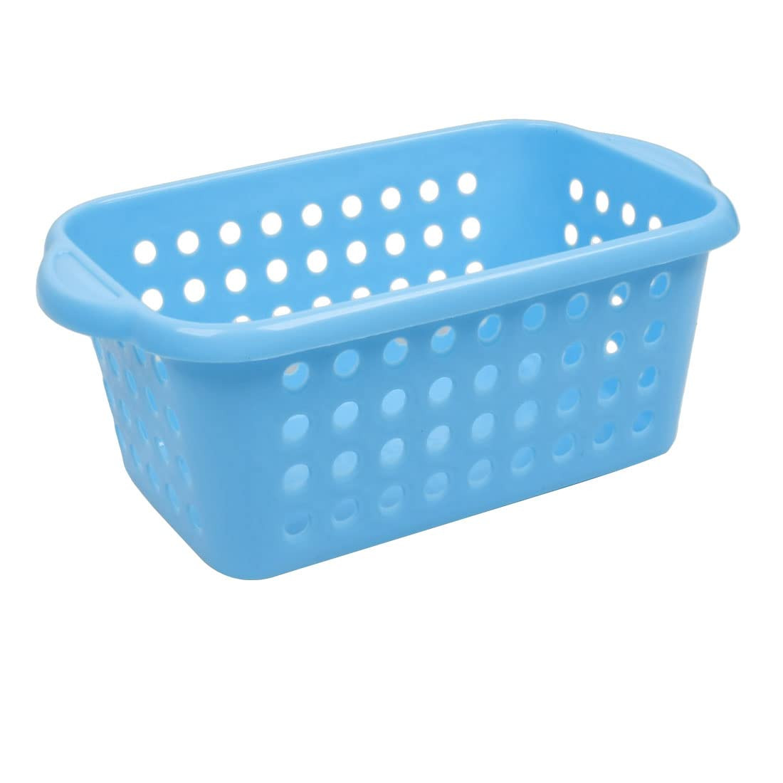 Qtqgoitem Household Plastic Hollow Dots Rectangle Seafood Vegetable Basket Container Blue (model:... | Amazon (US)