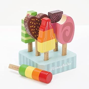 Le Toy Van - Educational Wooden Toy Honeybake Ice Lollies Pretend Play Kids Playset | 6 Pieces - ... | Amazon (UK)