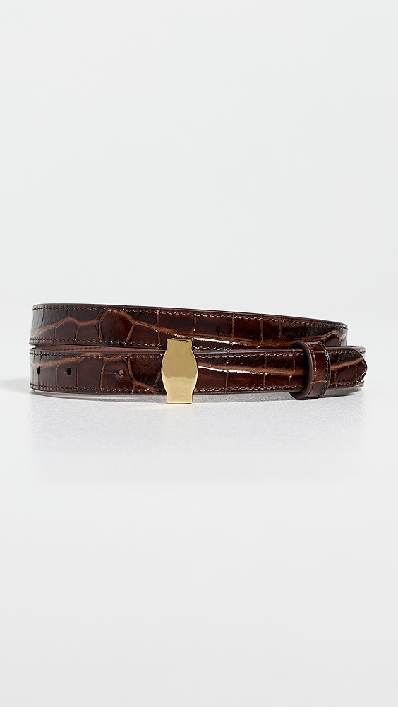 Croc Embossed Dash Belt | Shopbop