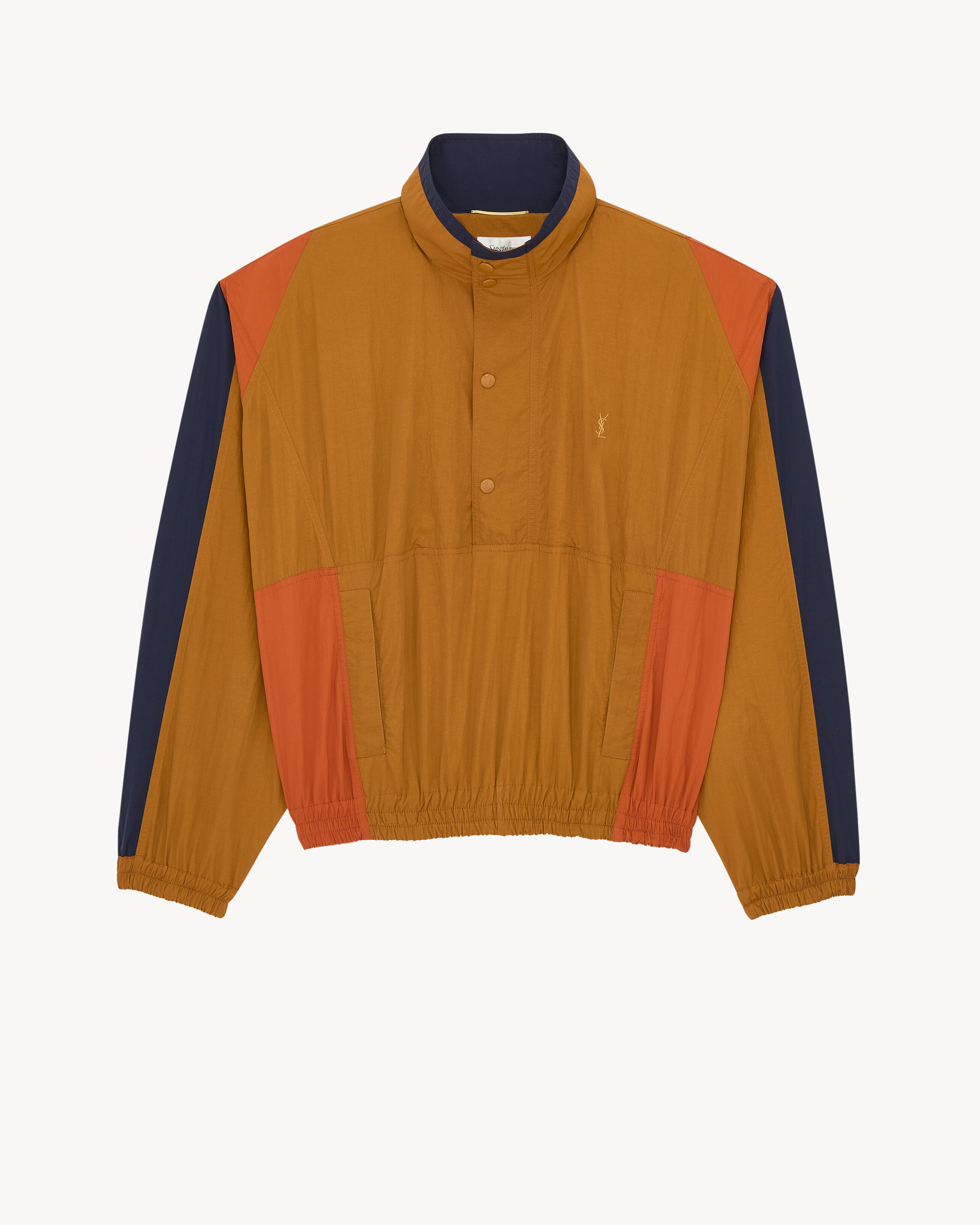 Saint Laurent Cassandre Windbreaker In Nylon Faille - Yellow - Women - 8 | Saint Laurent Inc. (Global)