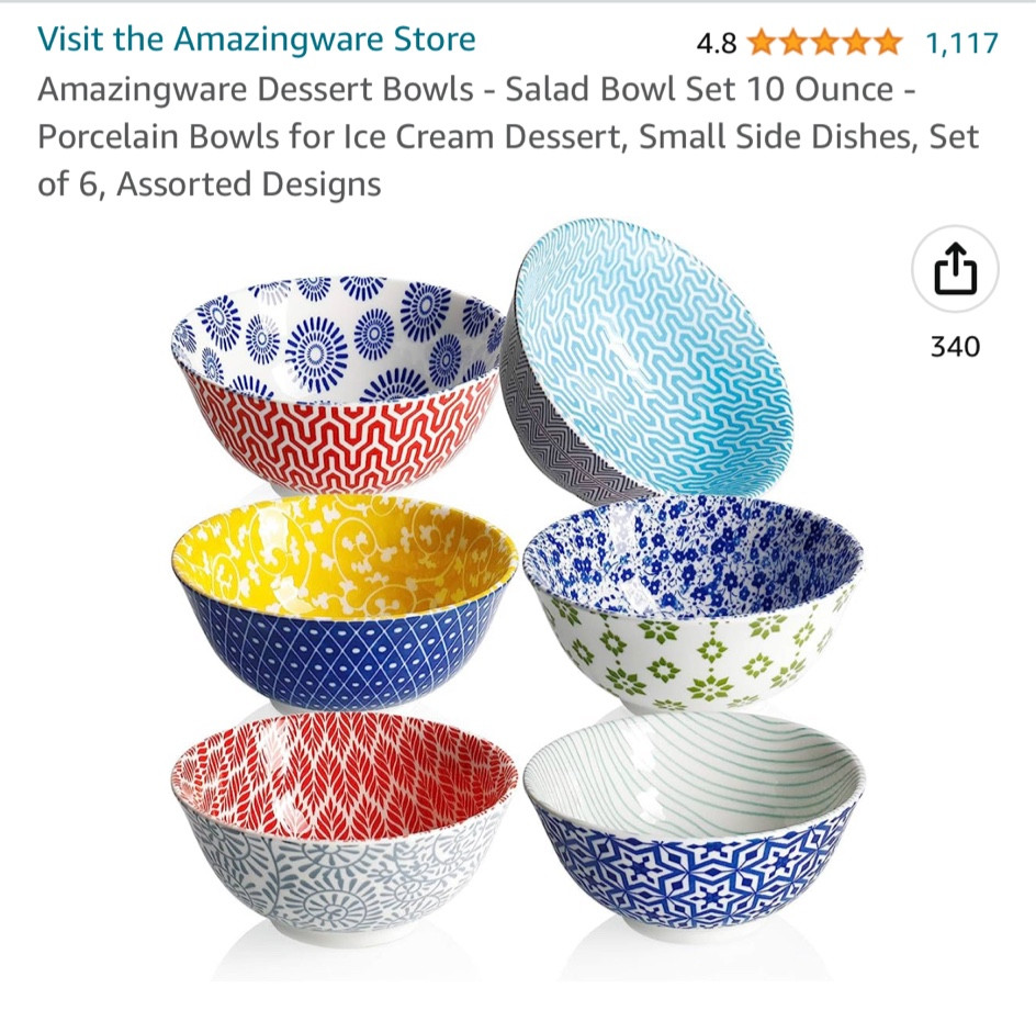 Small dessert bowls, Amazon prime day 

#LTKsalealert #LTKhome #LTKunder50