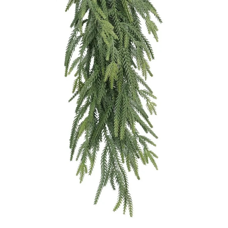My Téxás-Housē 2.7m Natural Feel Norfolk Artificial Christmas Garland, Non-lit, Green | Walmart (US)