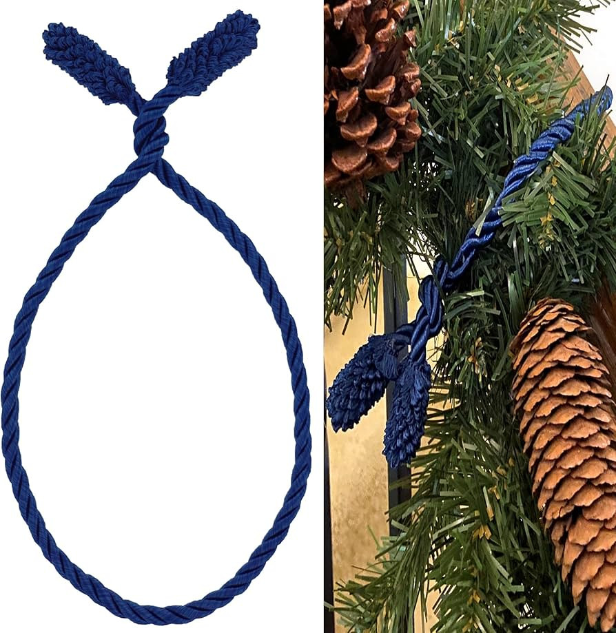 Haute Decor Decorative Twist Ties, 6 Pack, 20 inches (Blue) - Hang Garland, Lights, Christmas and... | Amazon (US)