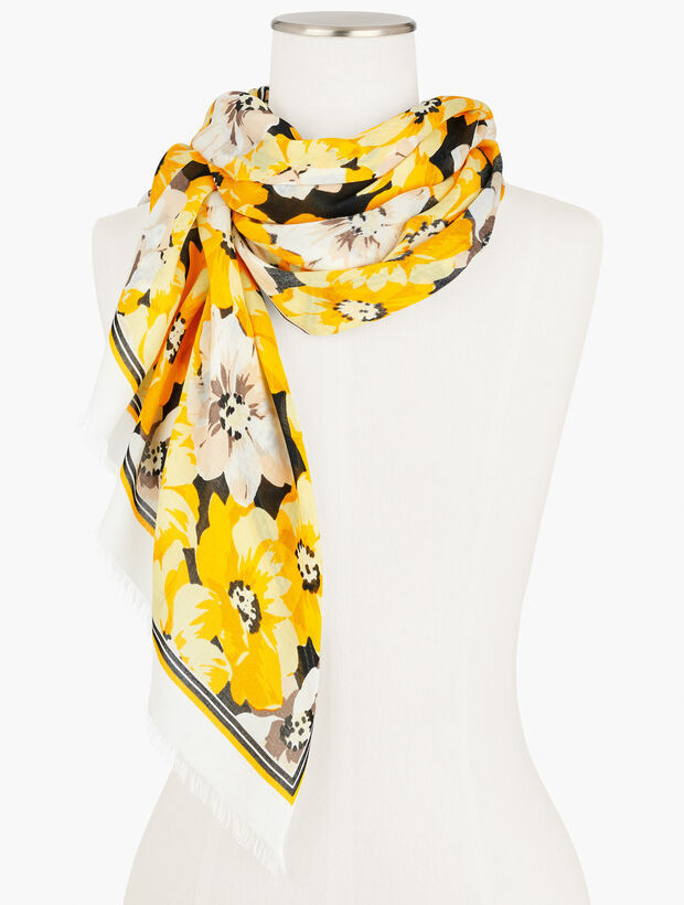 Pippy Poppy Oblong Scarf | Talbots