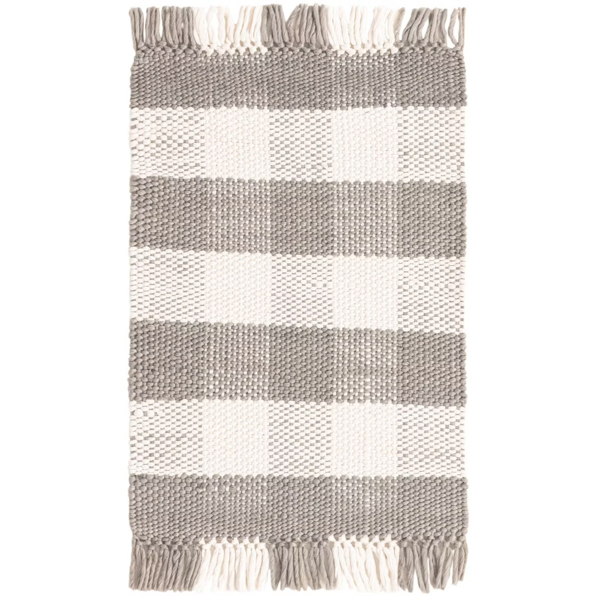 Unique Loom Eco Plaid Indoor Outdoor Washable Area Rug | Target