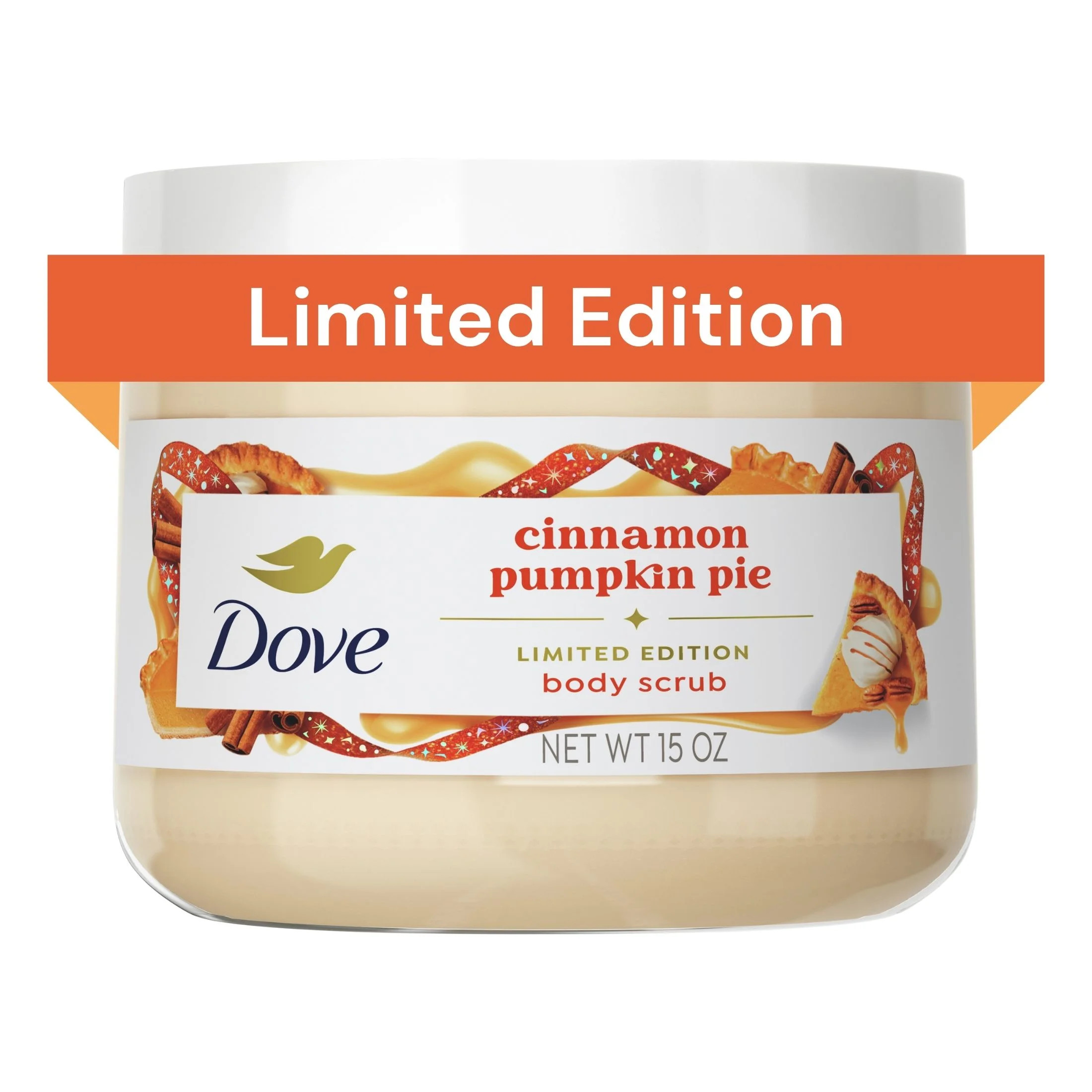 Dove Limited Edition Holiday Treats Exfoliating Body Scrub Cinnamon Pumpkin Pie, 15 oz | Walmart (US)