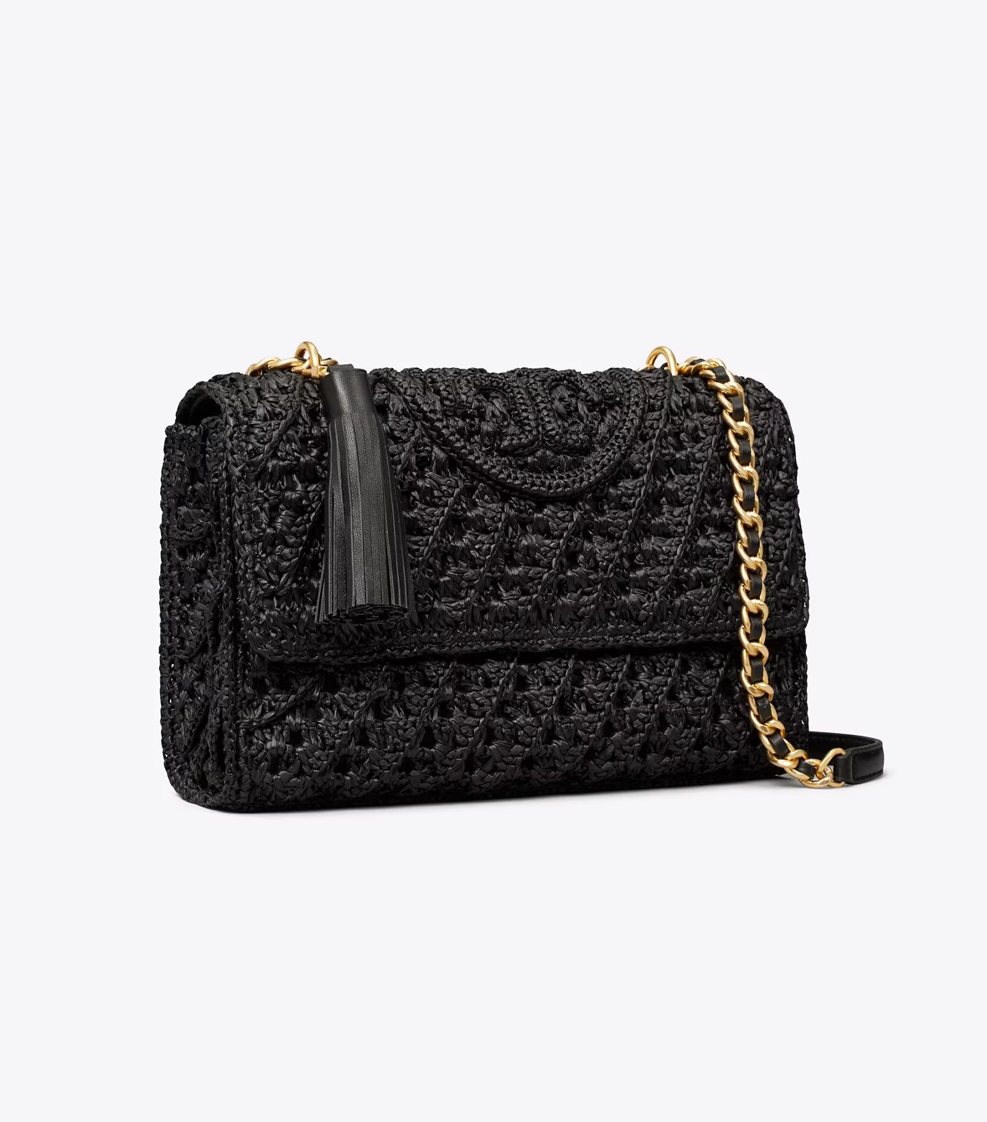 Fleming Raffia Convertible Shoulder Bag: Women's Designer Shoulder Bags | Tory Burch | Tory Burch (US)