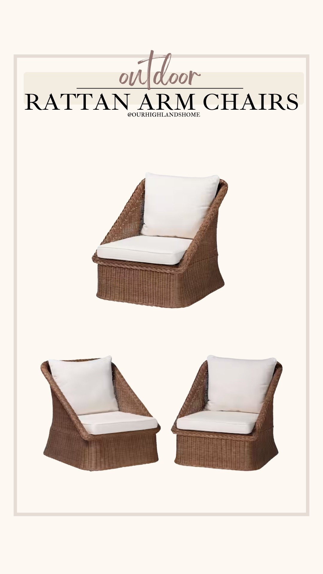 rattan outdoor chairs (set of 2) from home depot 

#LTKSeasonal #LTKSaleAlert #LTKHome