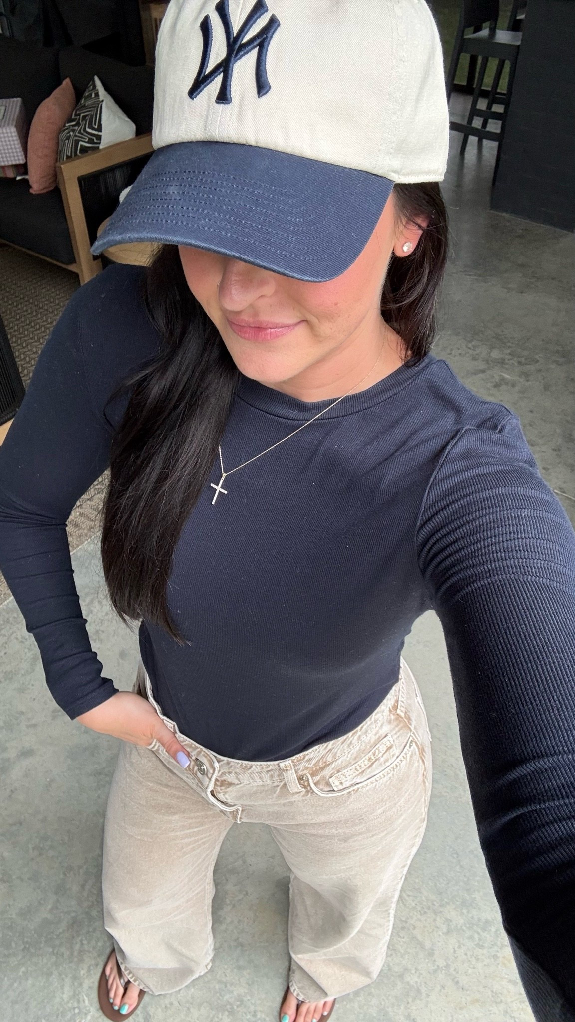 Abercrombie ball cap, Reformation jeans, old Talulah basic top

#LTKmomlife #LTKootd