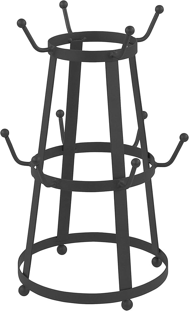 Spectrum Diversified Stripe 10 Holder Bold Countertop Tree, Mug & Teacup Rack Bar & Kitchen, Coff... | Amazon (US)