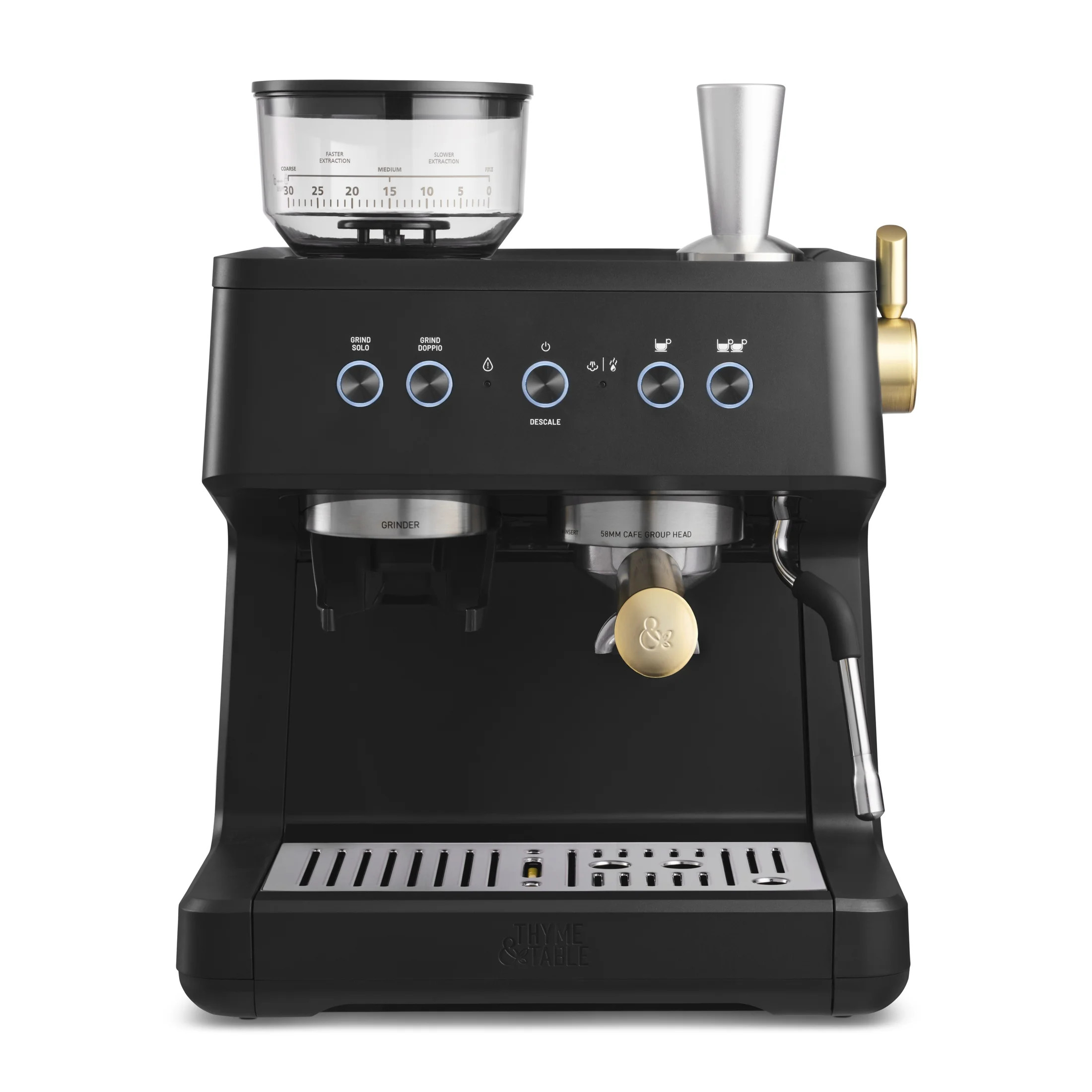 Thyme & Table Barista Grade Espresso Machine, Slate Grey | Walmart (US)