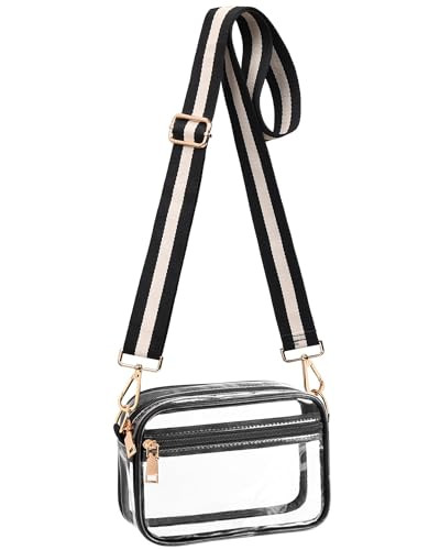 Clear Crossbody Bag Stadium Approved, Clear Purses for Women, Small Stadium Bag for Events Concer... | Amazon (US)