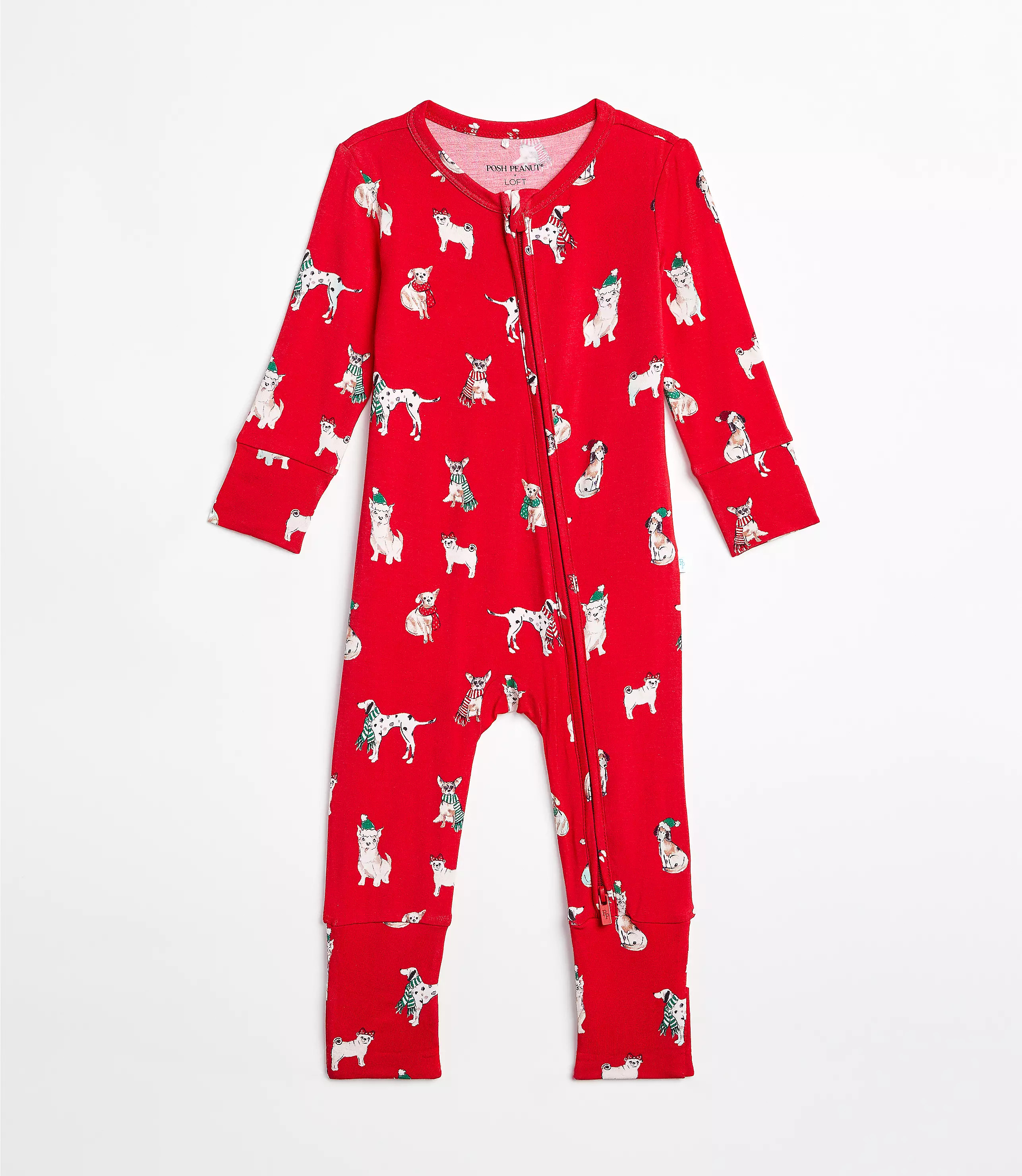 Posh Peanut Holiday Dog Convertible One-Piece | LOFT