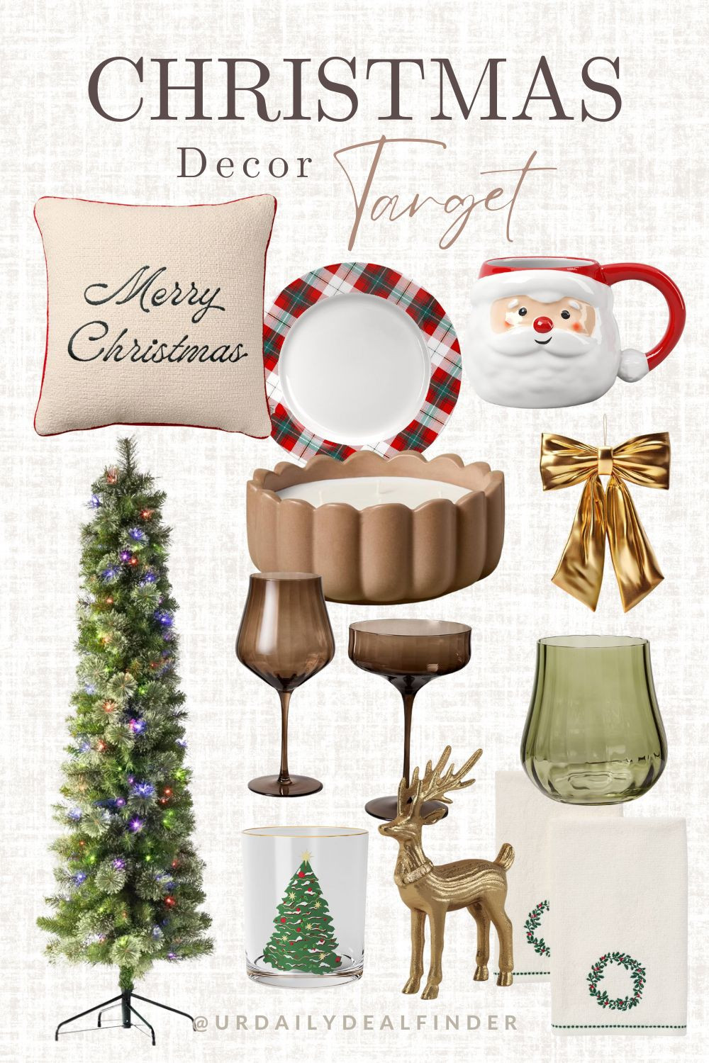 holiday decor from Target? Obsessed with these deer statues, the slim Christmas tree is beautiful, and this Santa mug is so fun & festive! ❤️ #targetfinds #holidaydecor #festivefinds #christmasdecor #christmastree #reindeer #santa #dishware #homefinds #targethome 

 #LTKHoliday #LTKHome #LTKSaleAlert