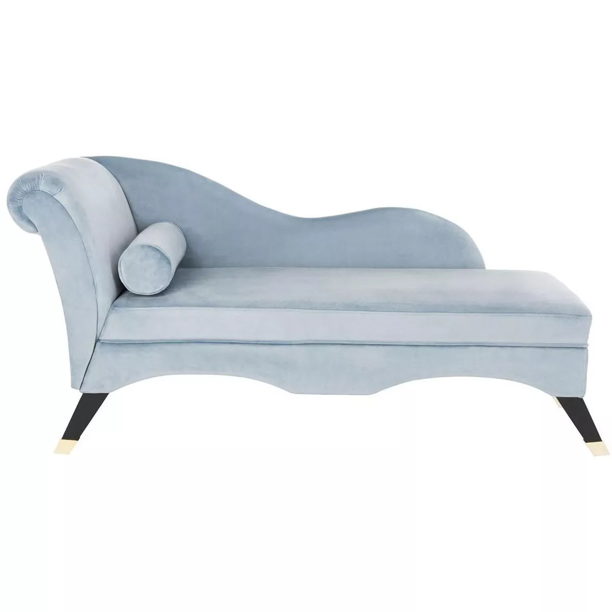 Caiden Vevlet Chaise with Pillow  - Safavieh | Target