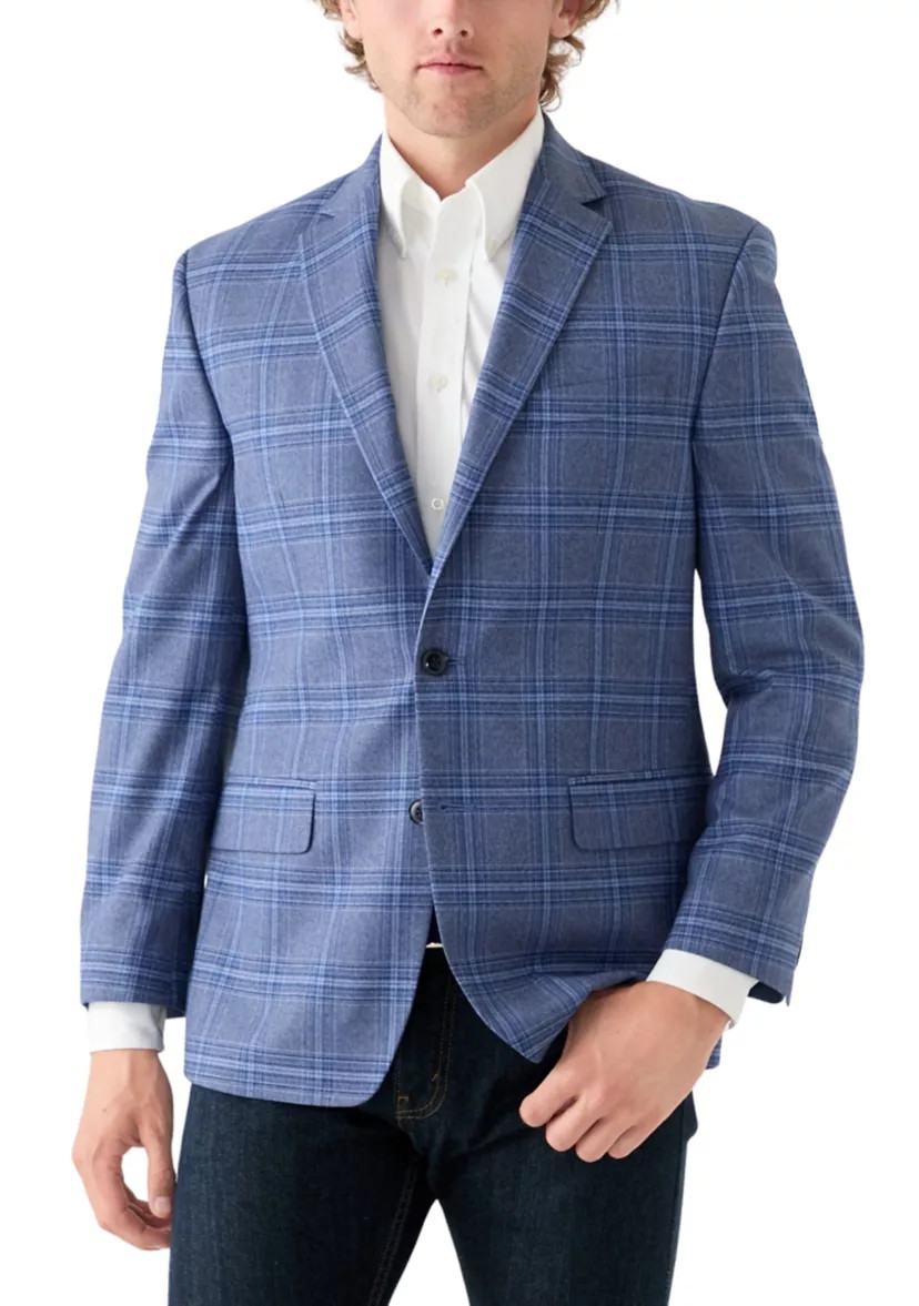 Blue Plaid Printed Sportcoat | Belk