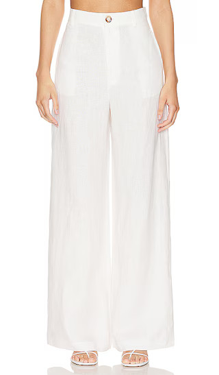 Enya Pant in Ivory | Revolve Clothing (Global)