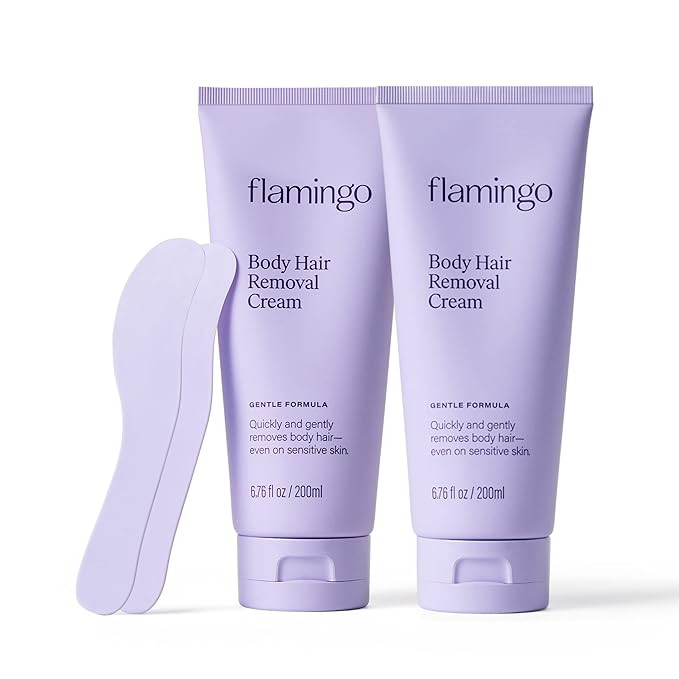 Flamingo Women's Body Hair Removal Cream - (2 Pack) 6.76 fl oz - Removes Hair from Legs, Arms, Un... | Amazon (US)