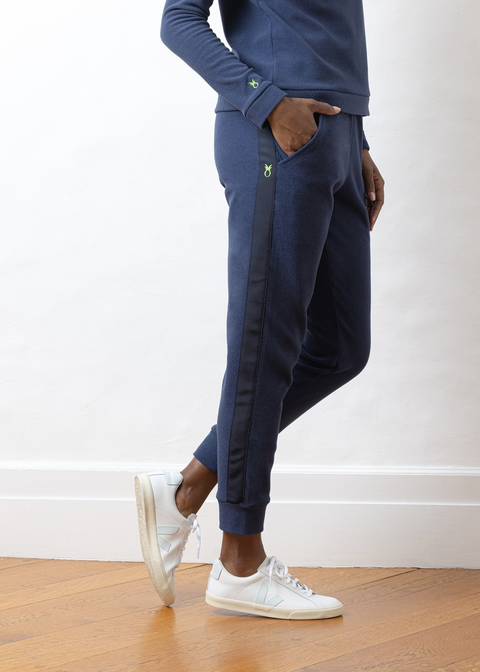 Jay Joggers in Terry Fleece (Navy) | Dudley Stephens