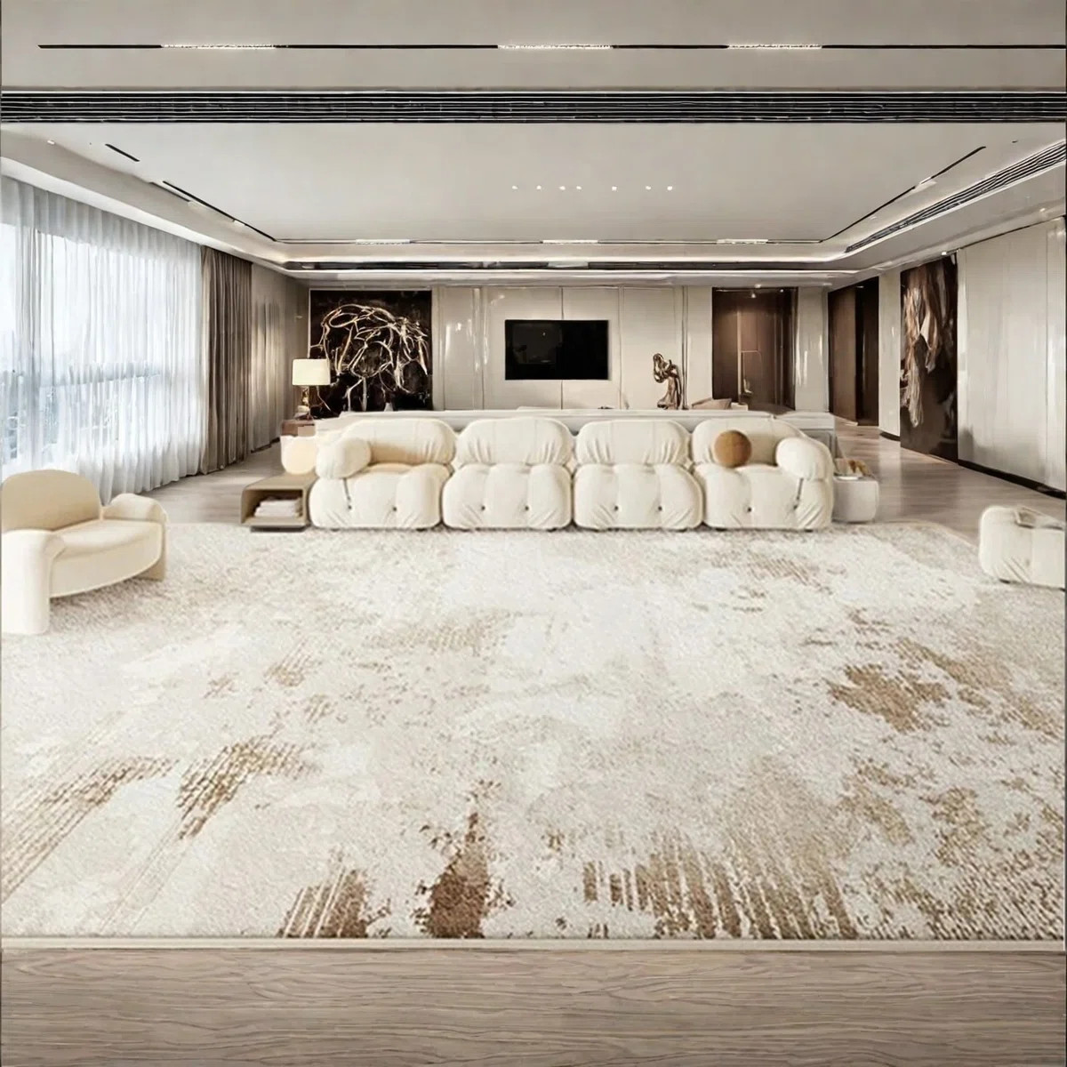 Cream Style Light Luxury Rug | Wayfair North America