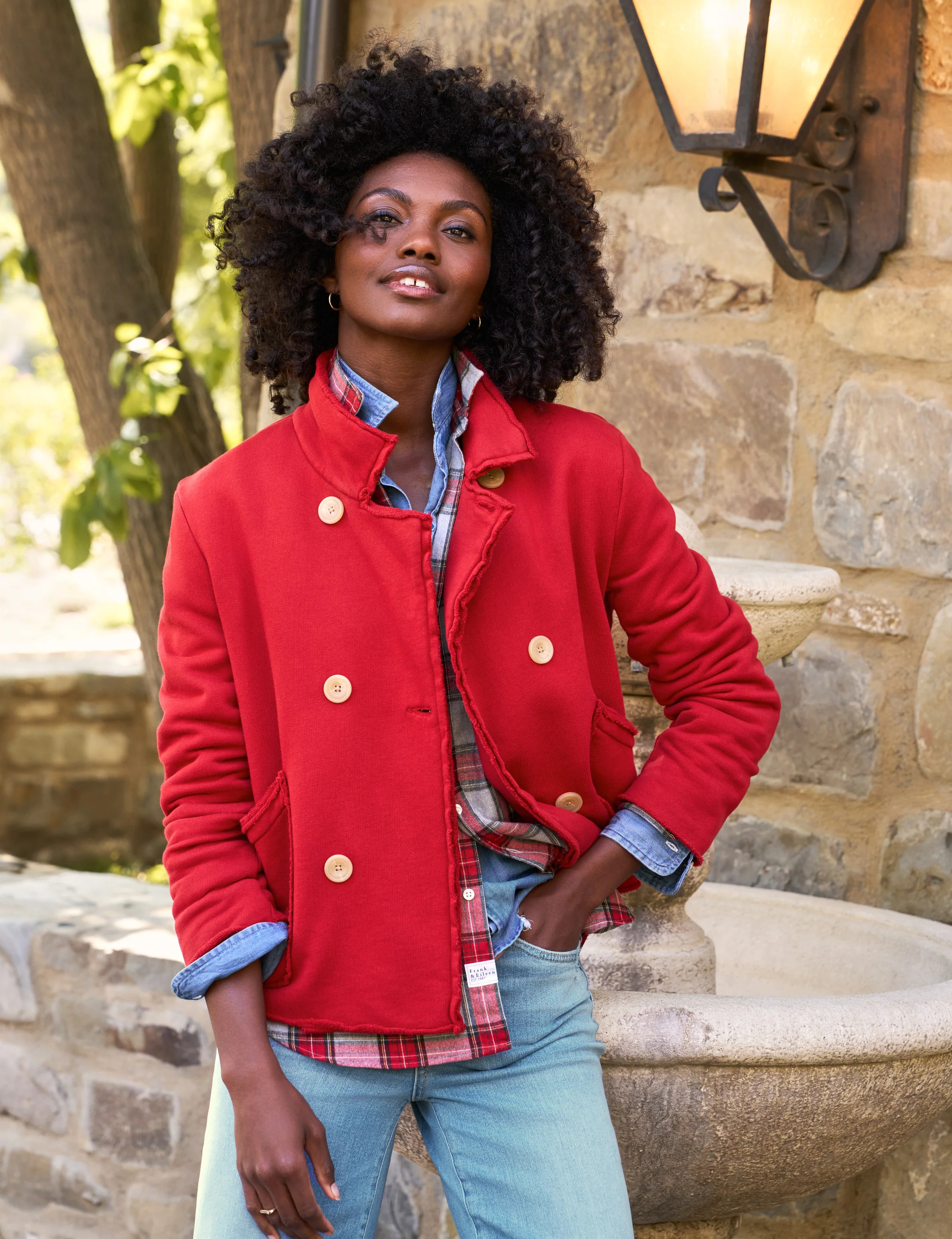 MINI BELFAST Crimson, Triple Fleece | Frank & Eileen