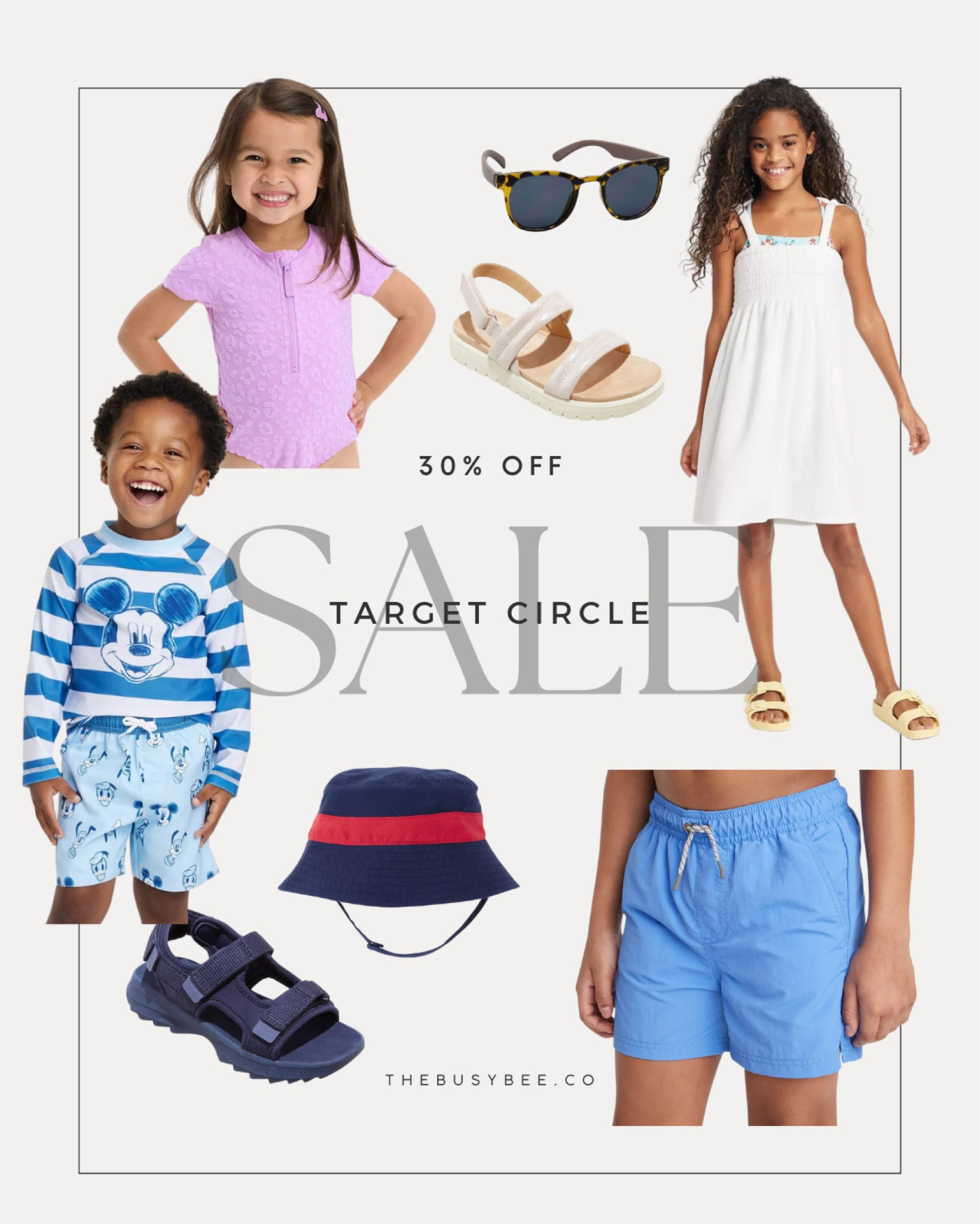 It’s Target Circle Week! Make sure you save the offer to receive 30% off Kids Summer clothing! Offer end today! 

Sale Alert
Target Circle week
Swimwear
Summertime
Kids swim
Kids shoes
Kids accessories 

#LTKkids #LTKswim #LTKsalealert