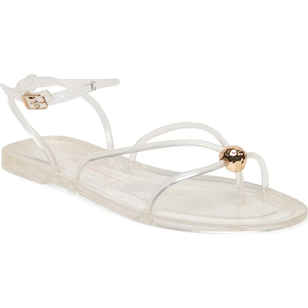 Dolce Vita Kenley Ankle Strap Jelly Sandal in Crystal at Nordstrom, Size 7 | Nordstrom