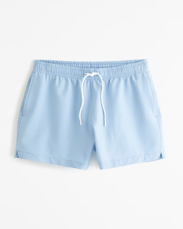 Pull-On Seersucker Swim Trunk | Abercrombie & Fitch (US)