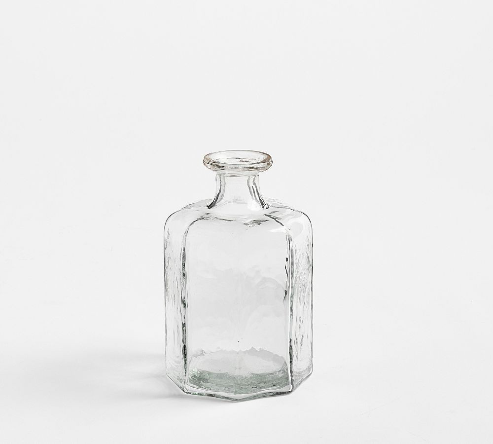Handcrafted Café Hammered Glass Vase | Pottery Barn (US)