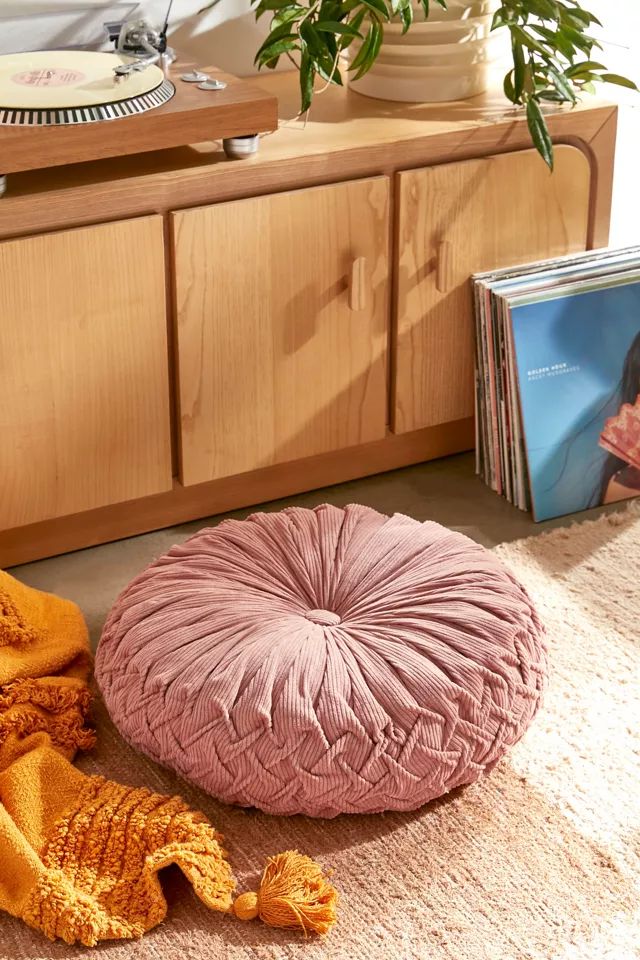 Flynn Corduroy Floor Pillow | Urban Outfitters (US and RoW)
