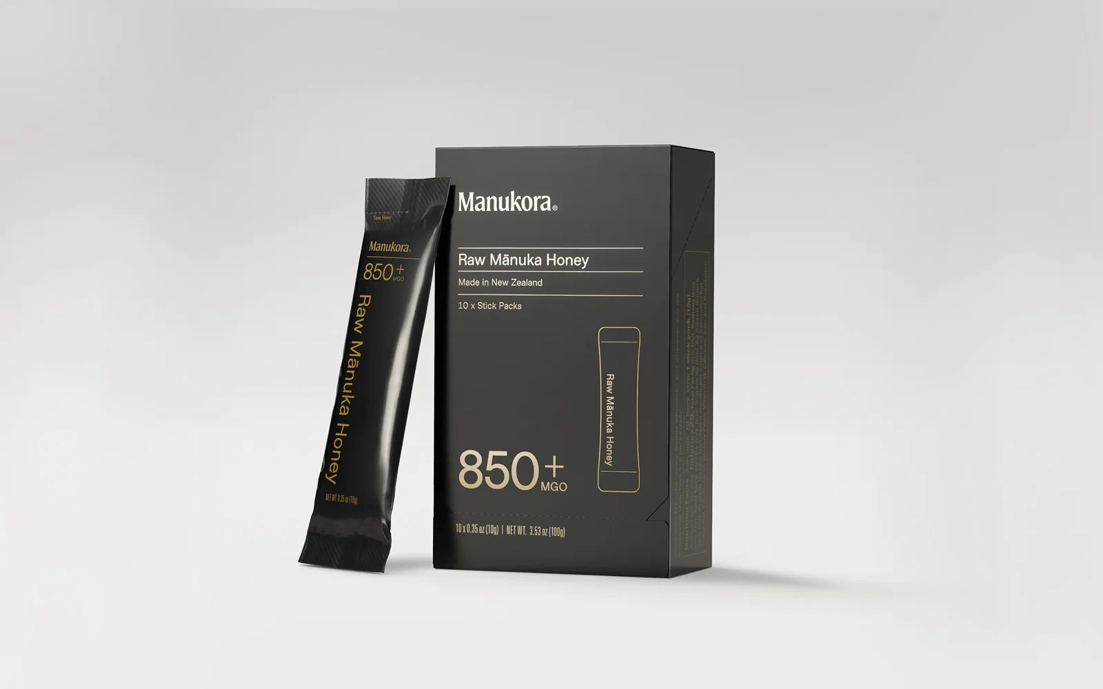 MGO 850+ Manuka Honey Stick Packs (10-Pack) | Manukora | Manukora