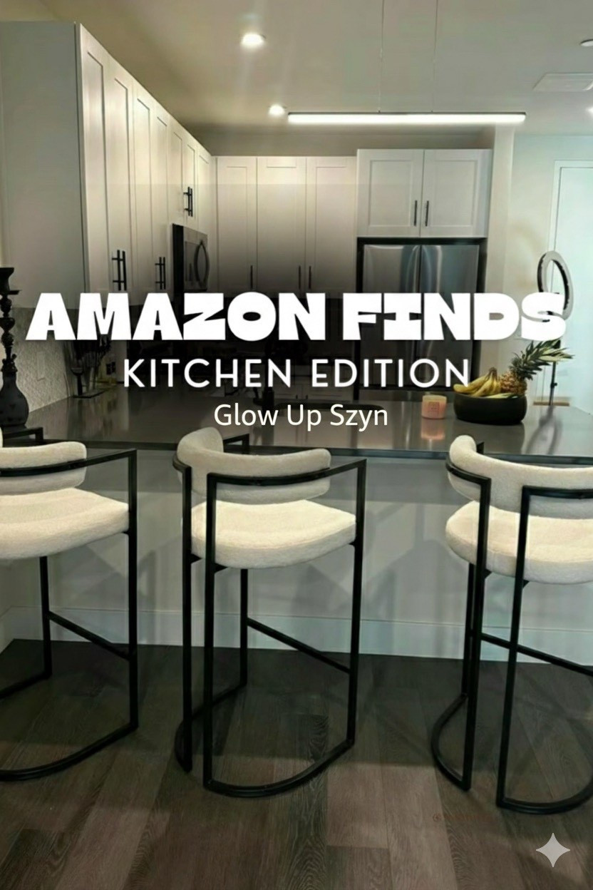Bar stools but make them chic 🍸

Your kitchen island deserves seating that feels as good as it looks.

🤍 Sleek modern frame = minimal + timeless
🤍 Cushioned seats = comfort without sacrificing style
🤍 Neutral fabric = matches everything effortlessly

These Amazon stools instantly elevate the whole space — giving designer vibes without the splurge.

Tap to shop + glow up your kitchen 🖤

#AmazonFinds #LTKHome #KitchenGoals #GlowUpSzyn


#LTKFallSale #LTKStyleTip #LTKHome