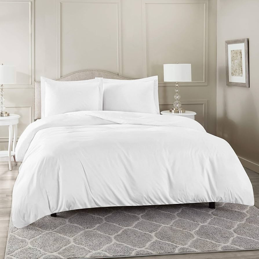 Nestl 7-Piece Queen Duvet Cover and Bed Sheet Set - Includes Duvet Cover, Flat Sheet, Fitted Shee... | Amazon (US)