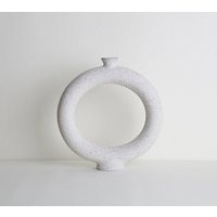 Sand Torus Vase Donut Shaped Ikebana Vase | Etsy (US)