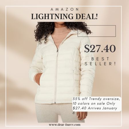 Today’s Lighting deal on Amazon!

Puffer coat in 10 colors on sale for $27.40
Perfect coat for winter and a piece you’ll wear on repeat ever winter!

Hurry and grab it! Sale is ONLy today 1/4



#LTKsalealert #LTKSeasonal #LTKunder50