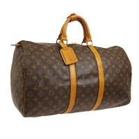 Details about   Louis Vuitton Keepall 50 Vintage Monogram Duffle Bag Travel Carry On Luggage
			... | eBay US