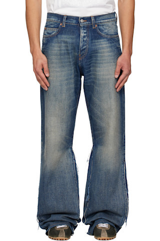 Blue Flared Jeans | SSENSE