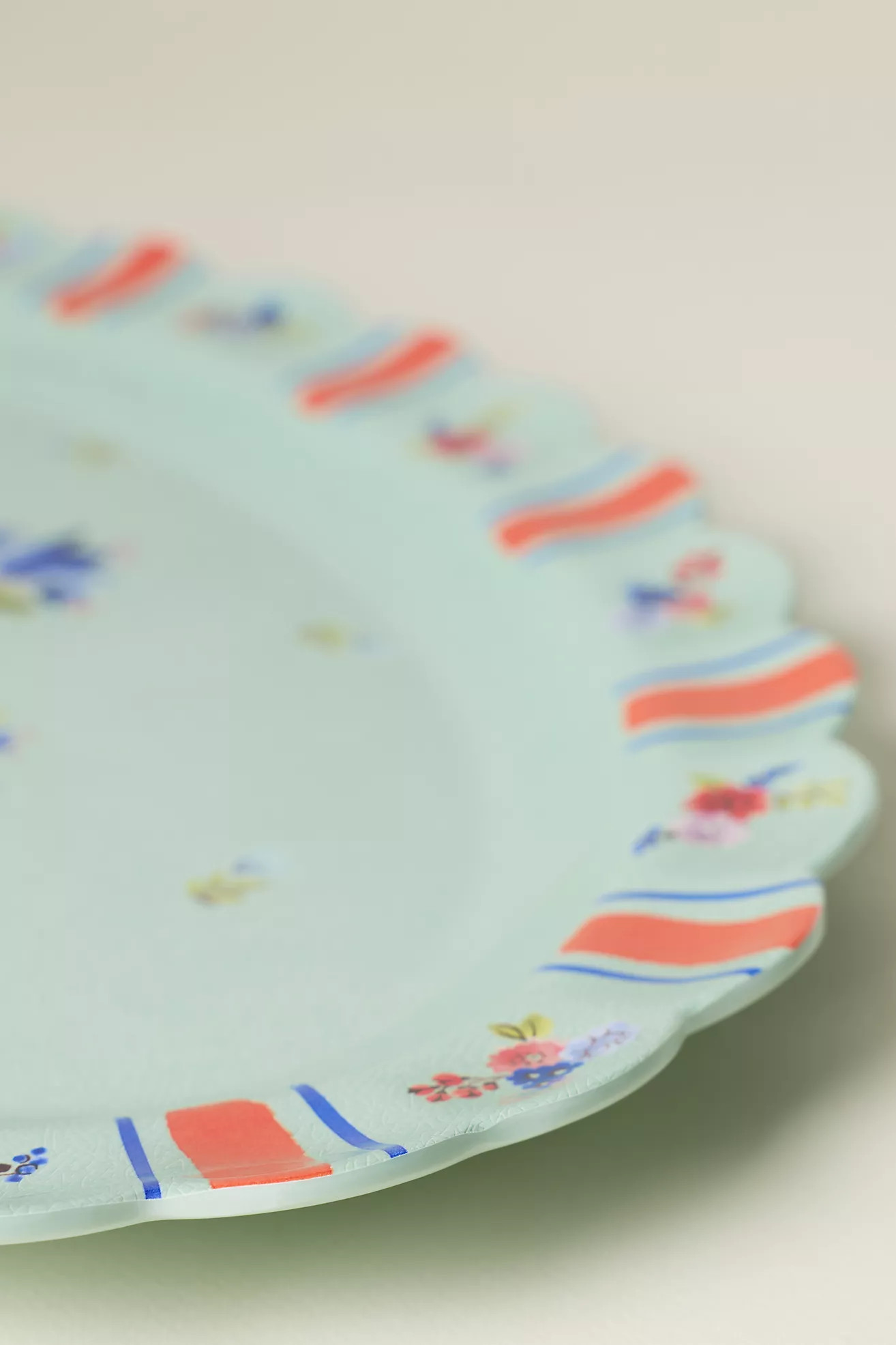 Annette Large Floral Melamine Platter | Anthropologie (US)