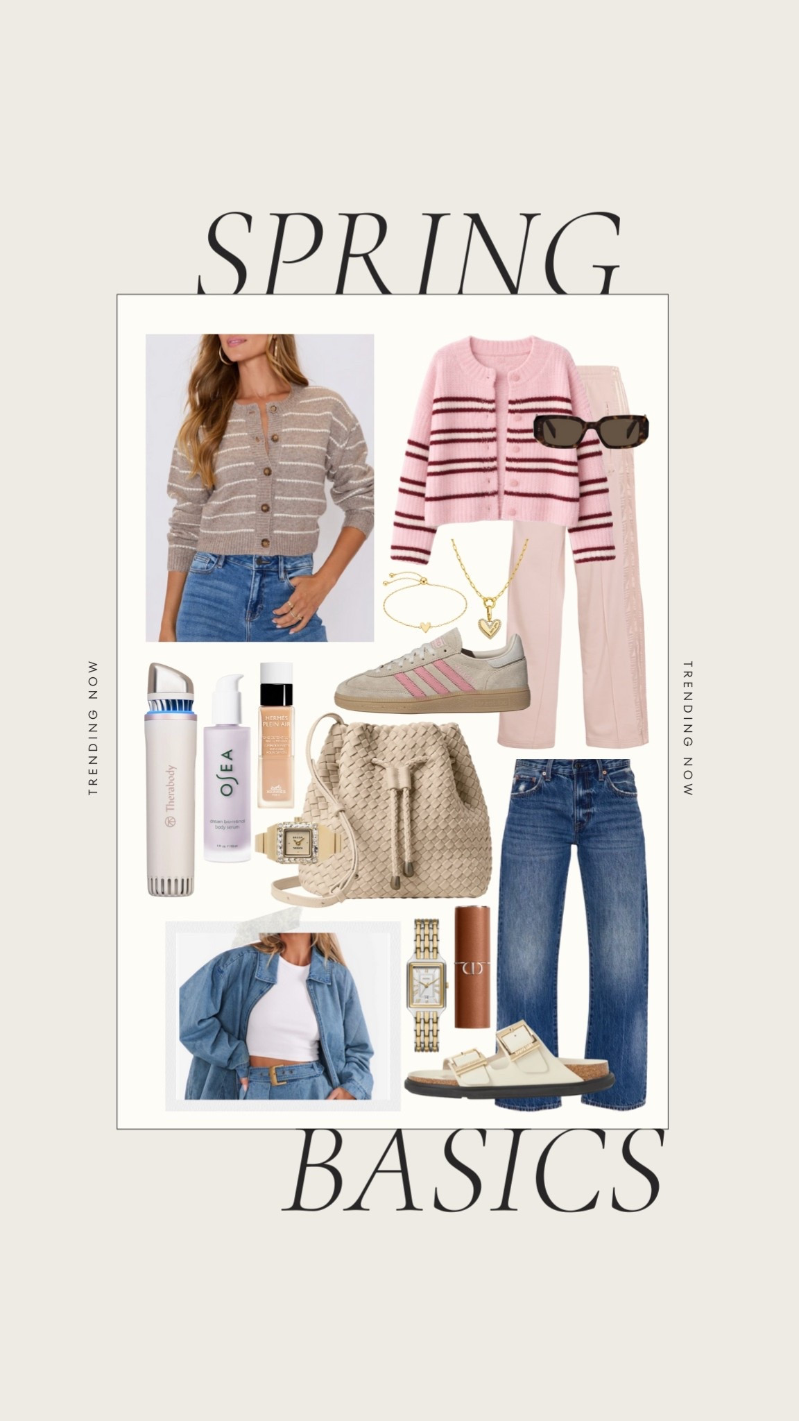 A fresh take on spring basics. Comfortable, versatile pieces that work for everyday wear without trying too hard. 

#LTKgrwm #LTKBeauty #LTKootd