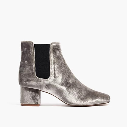 The Walker Chelsea Boot in Velvet | Madewell
