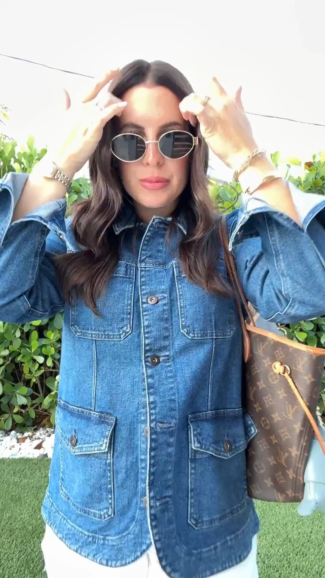 Old Navy and Target sale alert! Easy bump friendly spring outfit! Love a denim and linen look - these target shorts are a MUST 

#LTKStyleTip #LTKSaleAlert #LTKSeasonal