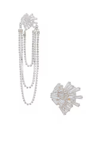 Arabella Earring in Silver | Revolve Clothing (Global)