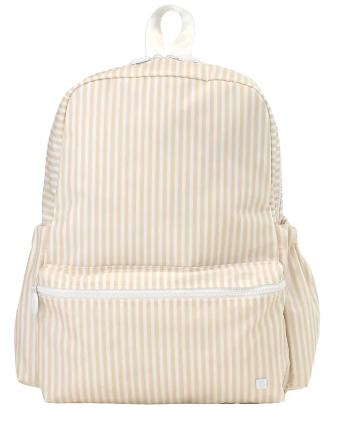 TRVL BACKPACKER -PIMLICO STRIPE SAND | Hampton James Clothing