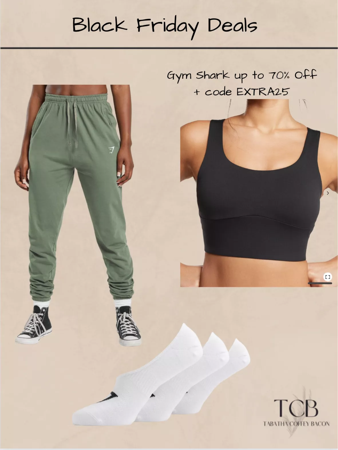 Gymshark Longline Sports Bra - Black