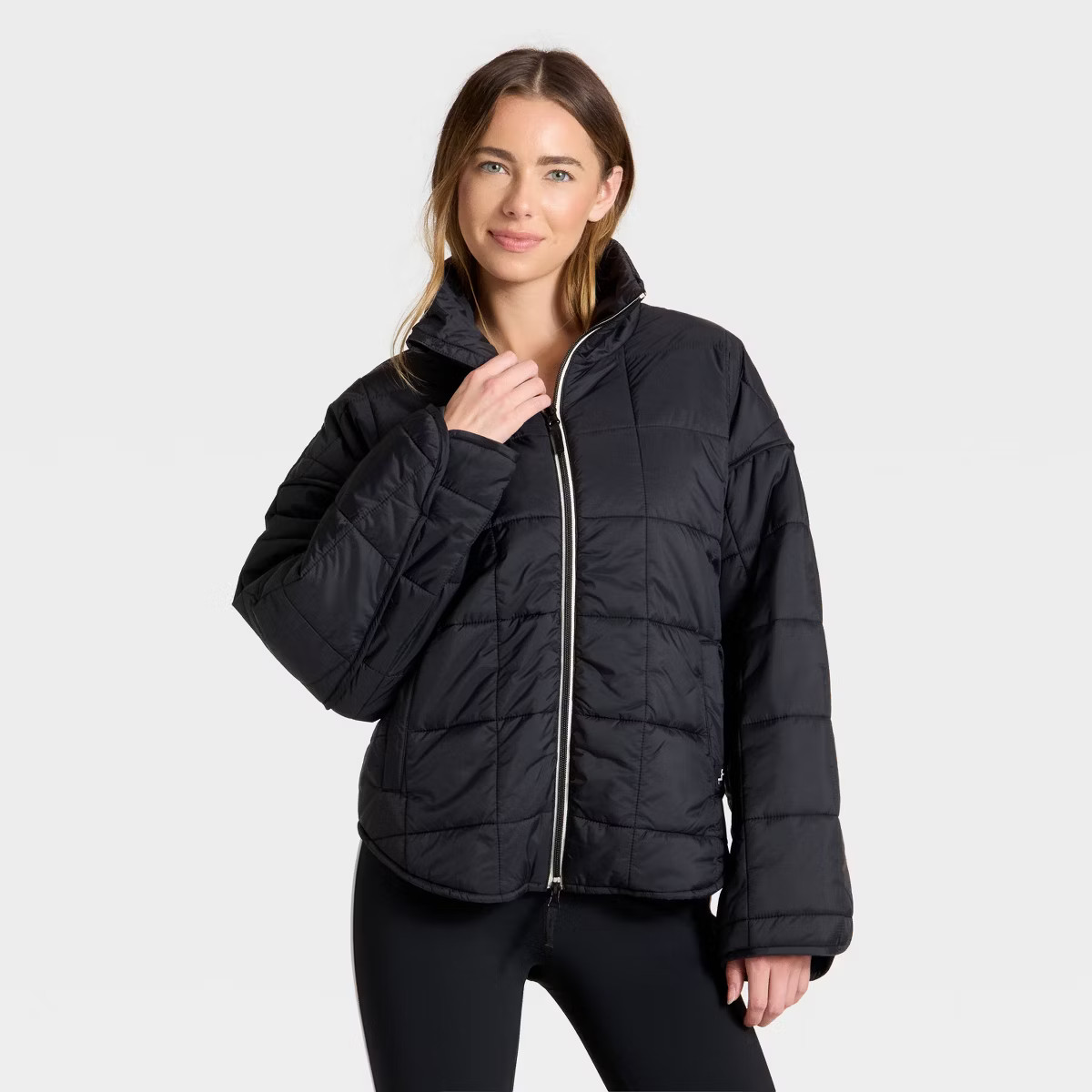 Women's Oversized Quilted Puffer Jacket - JoyLab™ | Target