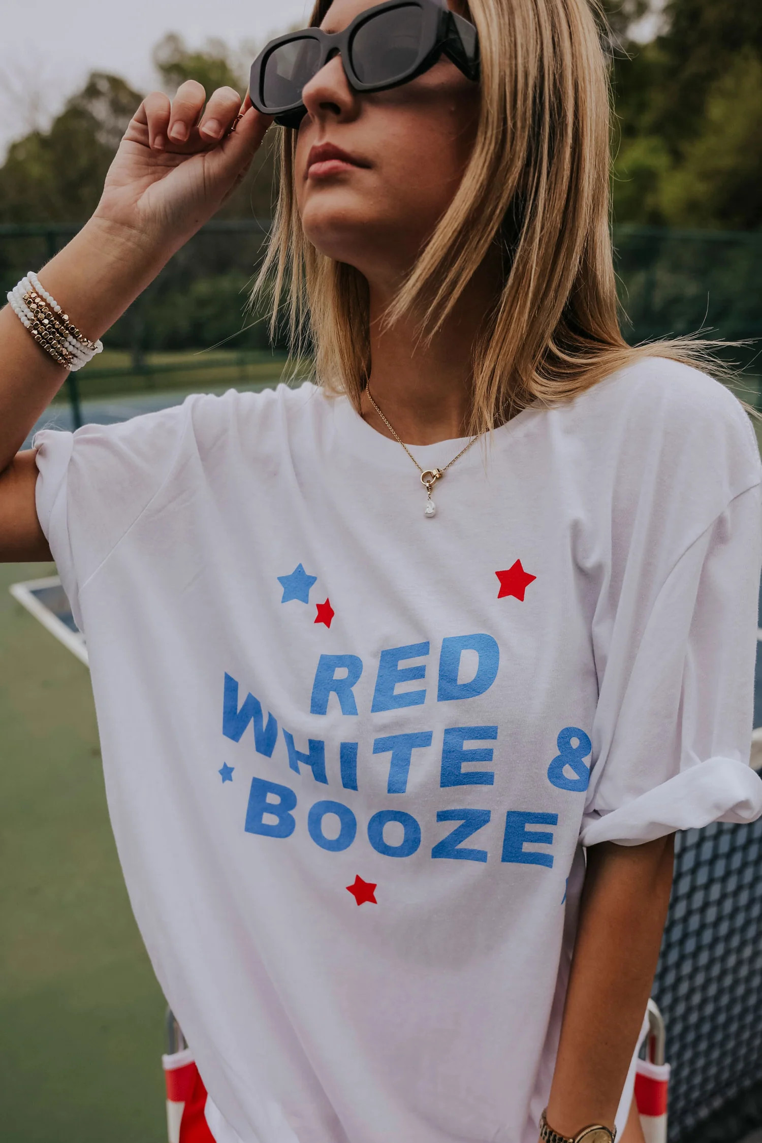 charlie southern: red white and booze t shirt | RIFFRAFF