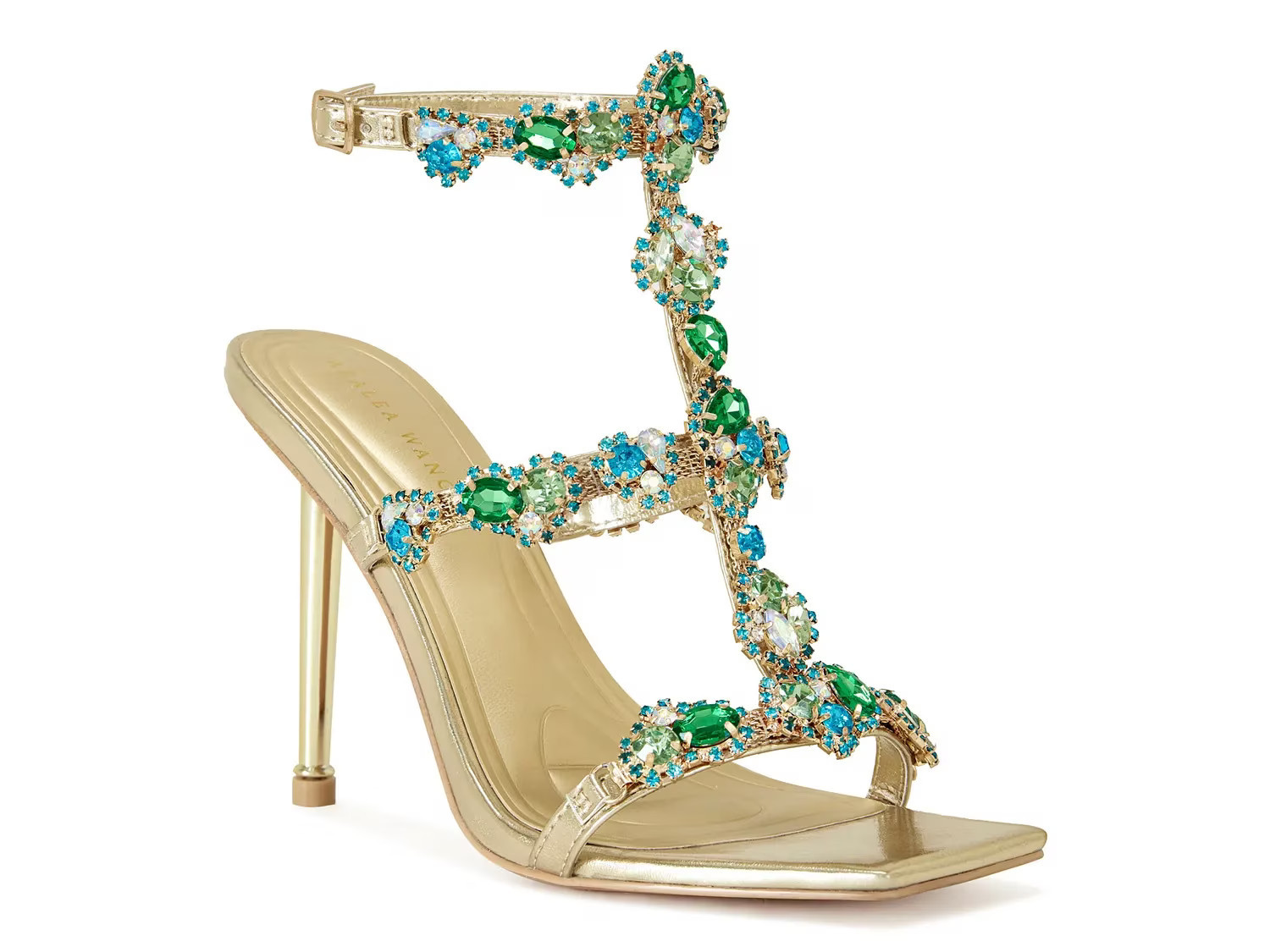Azalea Wang Khai Sandal | Women's | Gold Metallic | Size 6 | Heels | Sandals | Stiletto | DSW